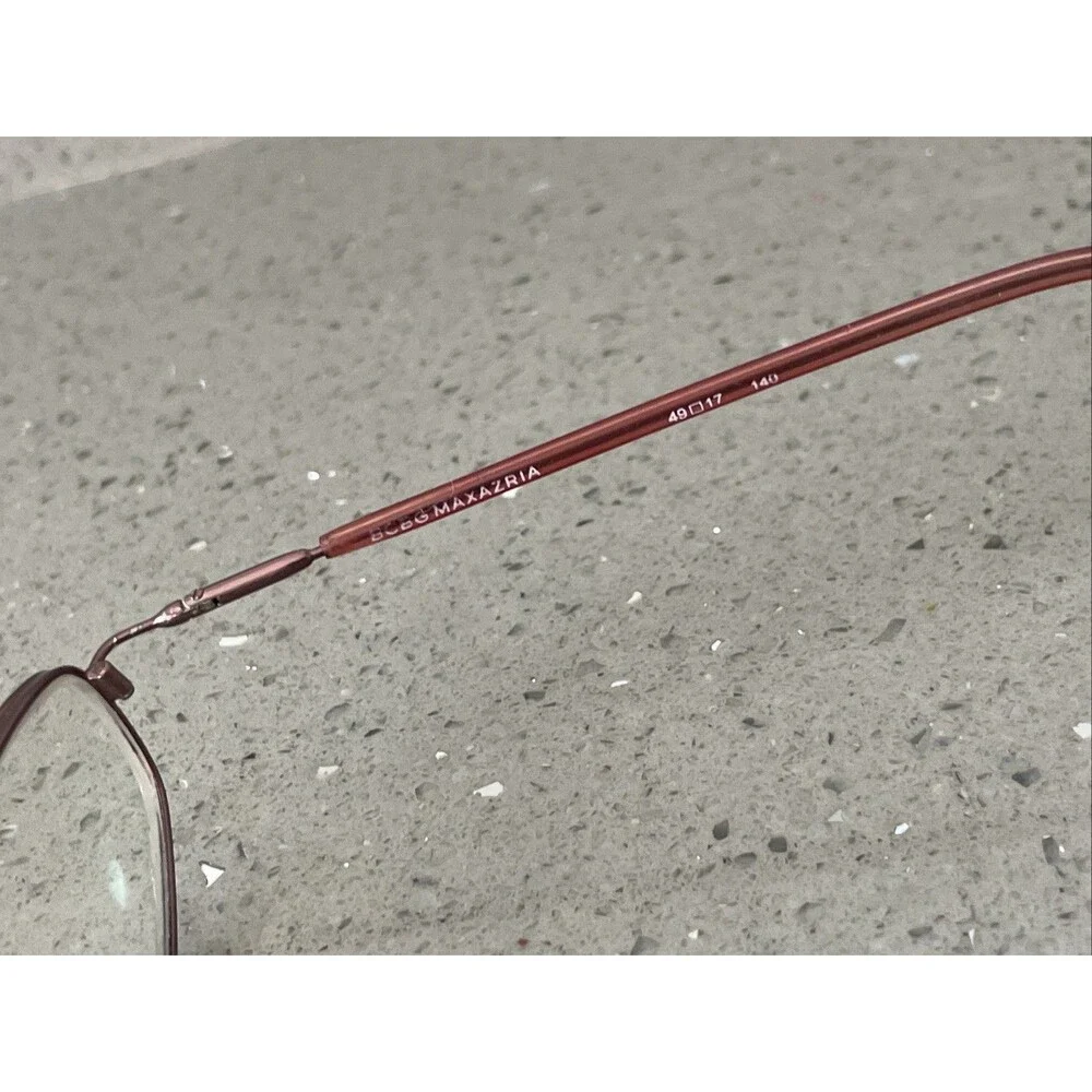 BCBG Maxazria Eyeglasses Frames ONLY BG SPL 50 49-17-140mm Japan full rim rose